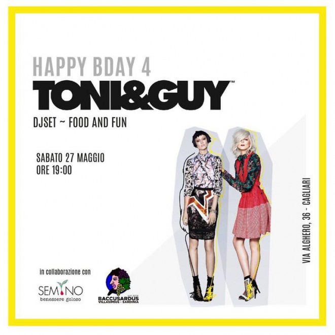 TONI&GUY Cagliari birthday party 27 Maggio 2017