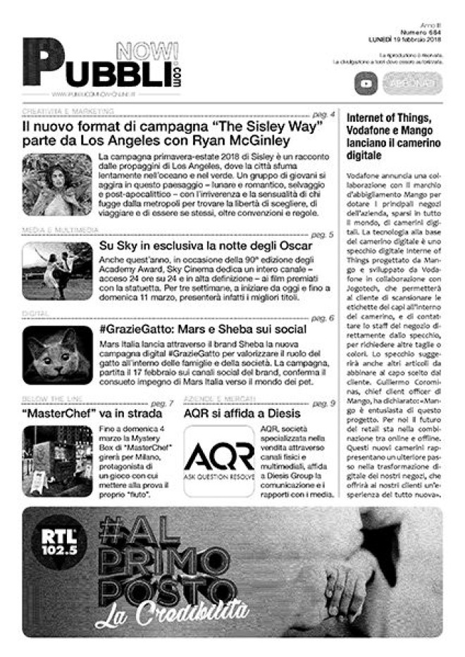 Pubbli.comnow__19feb18_cover 22 Marzo 2018
