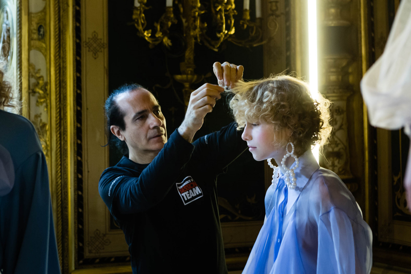 Hair by Fabrizio Palmieri and Artistic team TONI&GUY Italia for Greta Boldini
Photo Carmelo Poidomani